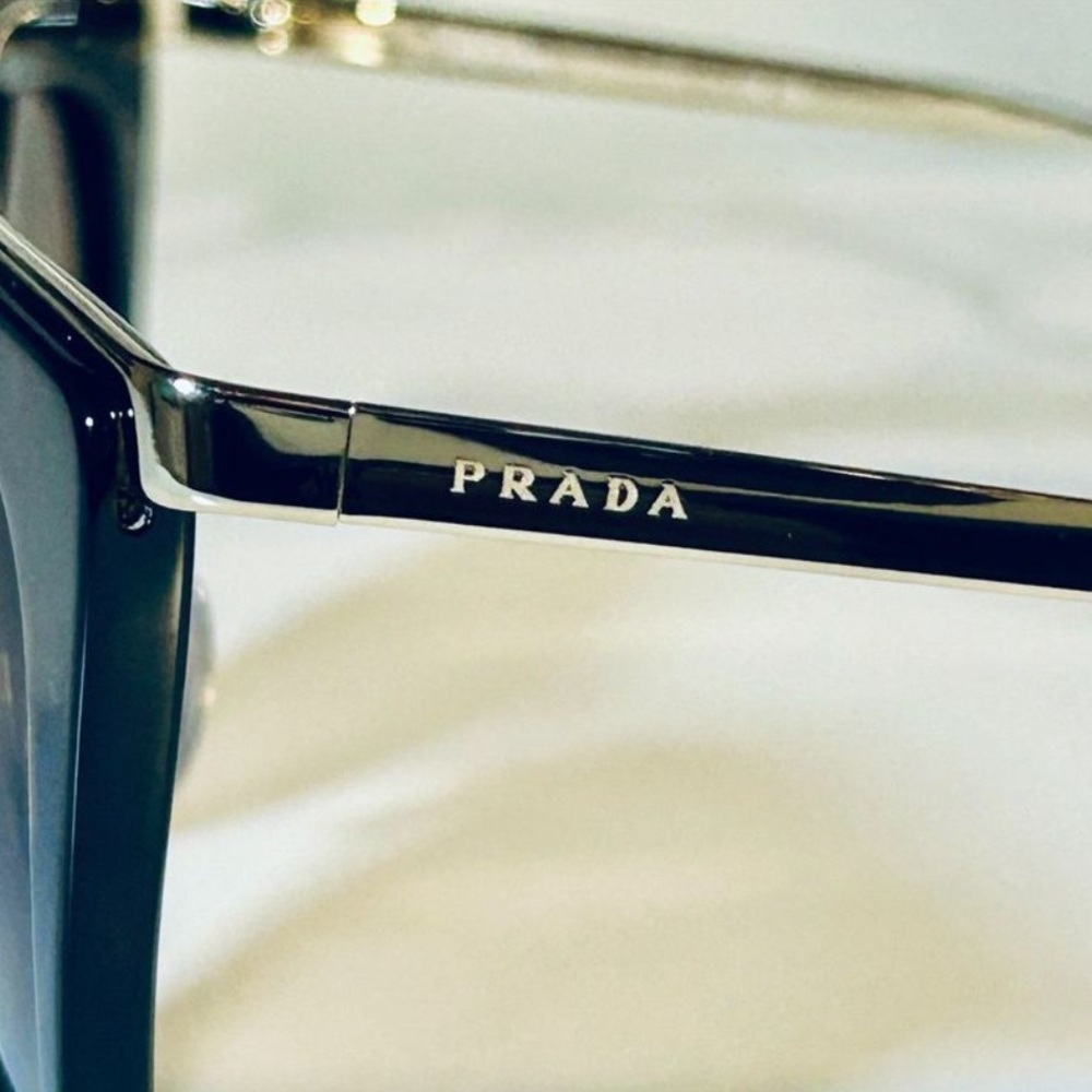NWOT PRADA Cat-Eye Gradient Sunglasses inHavana/Gold- SPR53S 2AU-3D0 - Picture 9 of 13